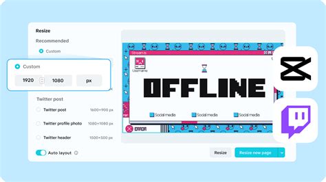 Twitch Overlay Template Size