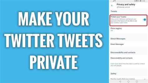 Tweet Privacy