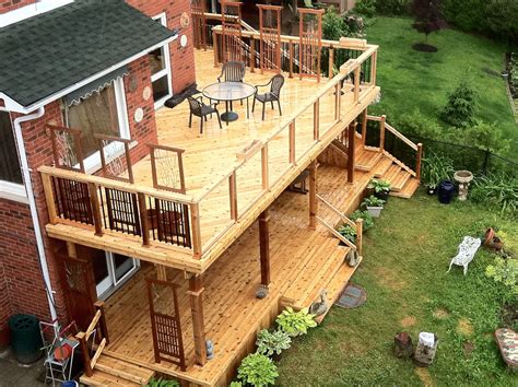two level patio