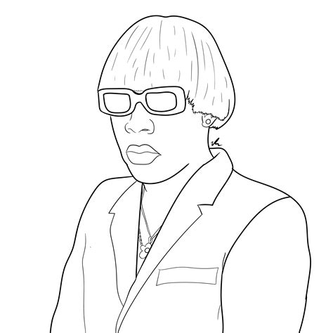 tyler the creator coloring pages