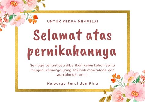 ucapan pernikahan