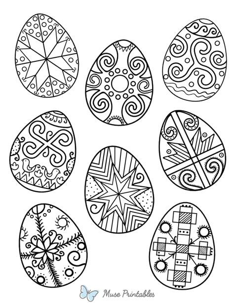 ukrainian easter egg coloring pages