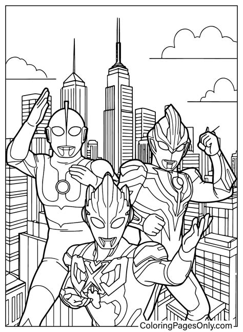 ultraman colouring book pdf