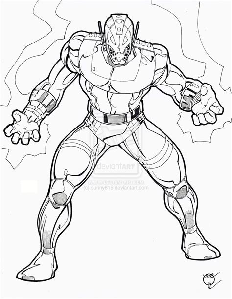 ultron coloring pages