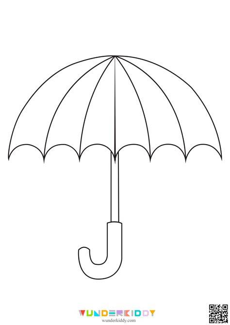 umbrella coloring page