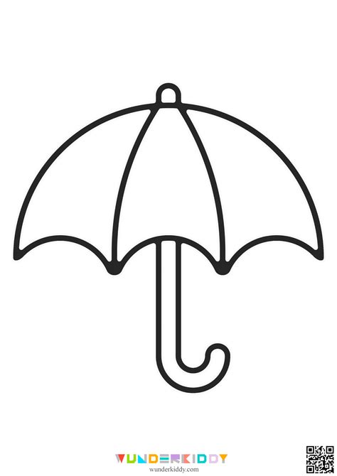 umbrella coloring page pdf