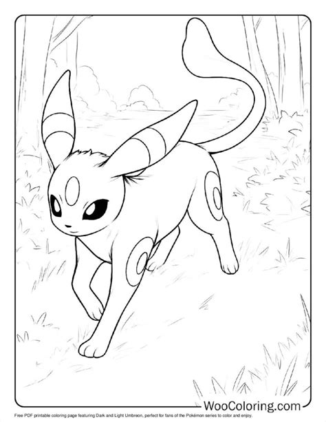 umbreon colouring pages