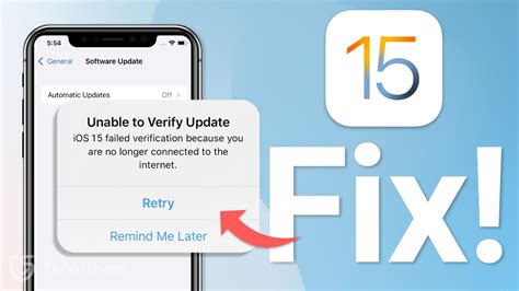 unable to verify update