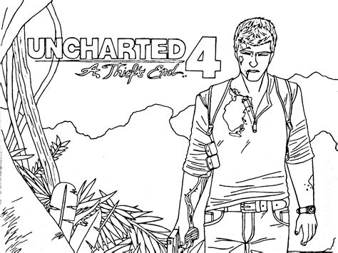 uncharted coloring pages