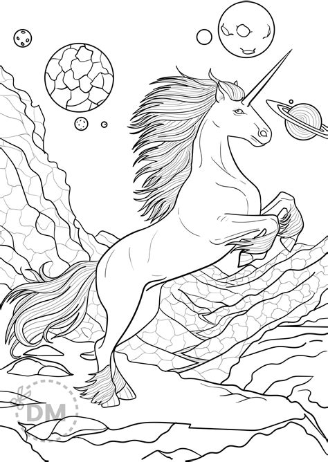 unicorn coloring book for adults