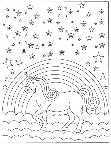 unicorn colouring pdf