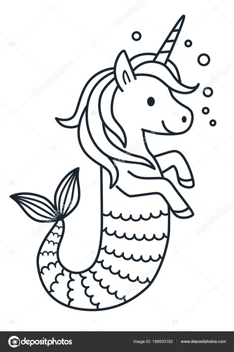 unicorn mermaid coloring pages free
