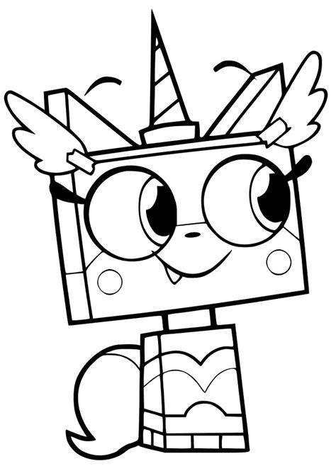 unikitty coloring pages