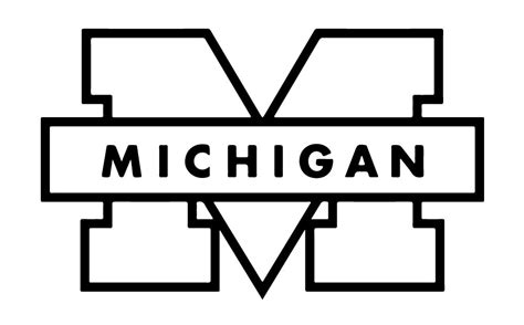 university of michigan coloring pages
