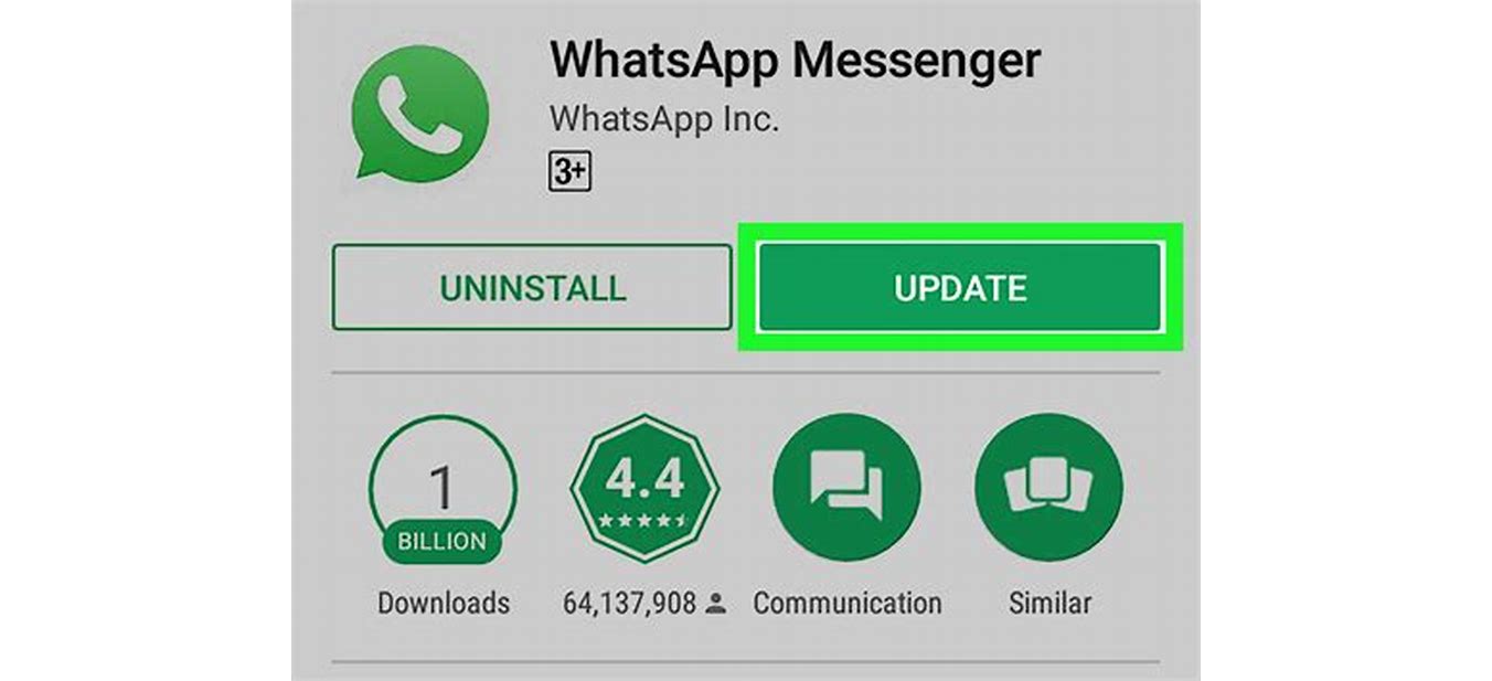 updating whatsapp