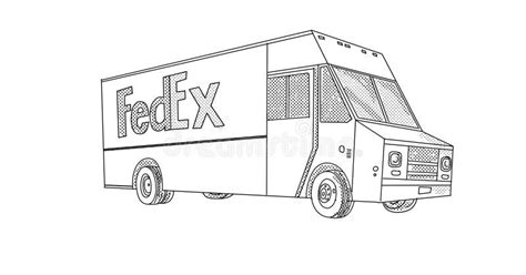 ups truck coloring pages