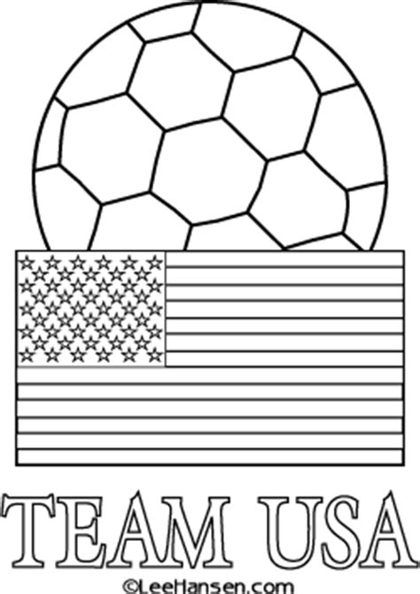 usa soccer coloring pages