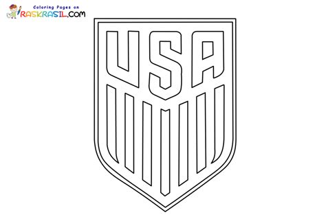 usa soccer coloring pages