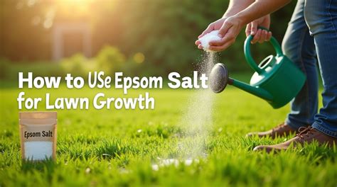 using epsom salt on grass