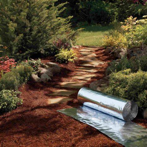 using reflective mulch in gardens