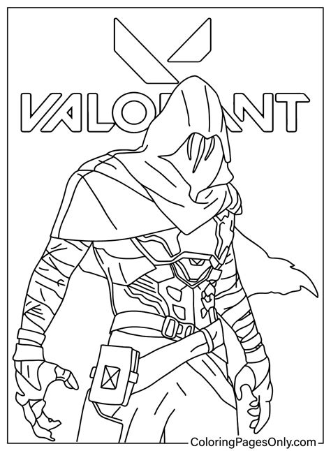 valorant coloring pages