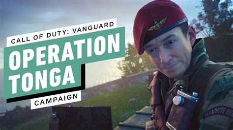 Vanguard Operation Tonga Walkthrough