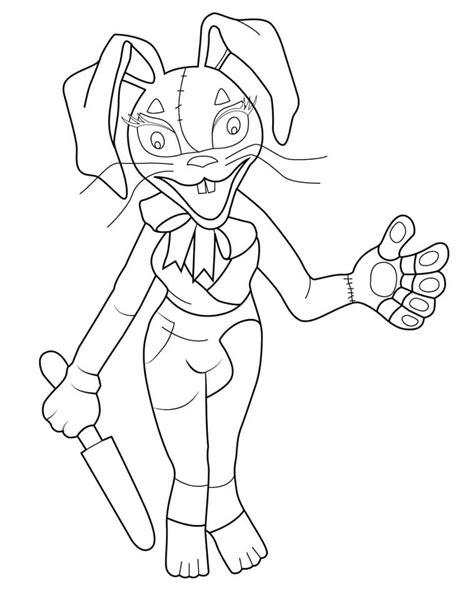 vanny coloring pages
