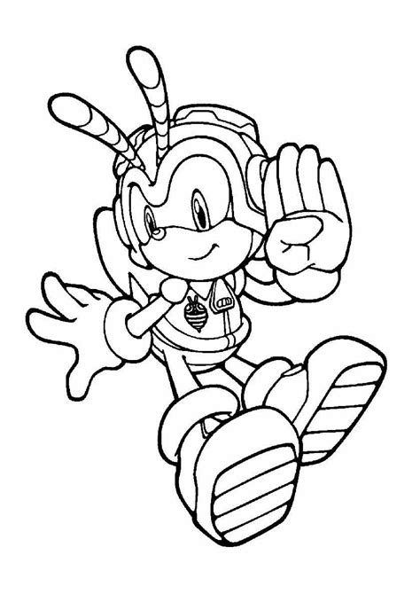 vector sonic coloring pages