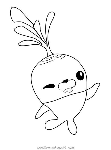 vegimal octonauts coloring pages