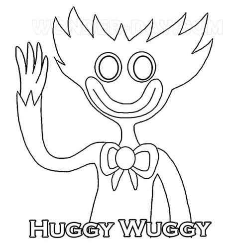 venom huggy wuggy coloring pages