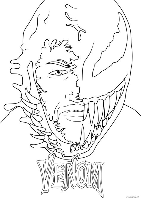 venom let there be carnage coloring pages