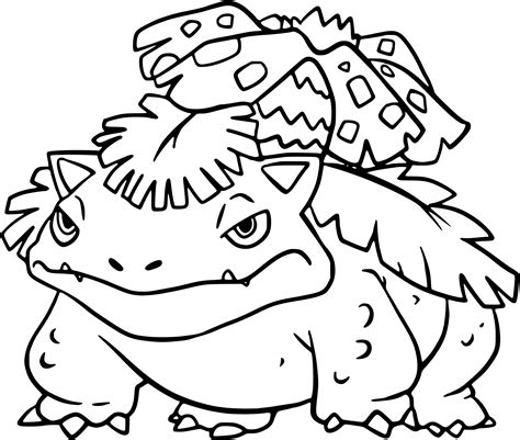 venusaur coloring pages