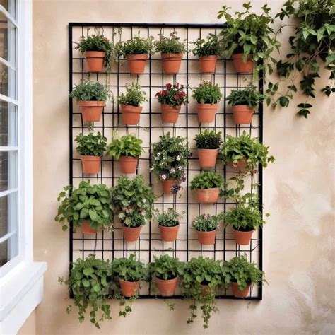 vertical garden grid