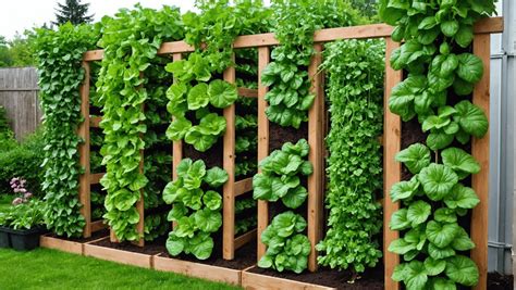 vertical growing vegetable garden