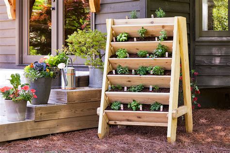 vertical herb planter box