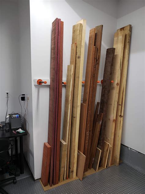 vertical lumber storage