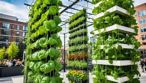 vertical vegetable growing