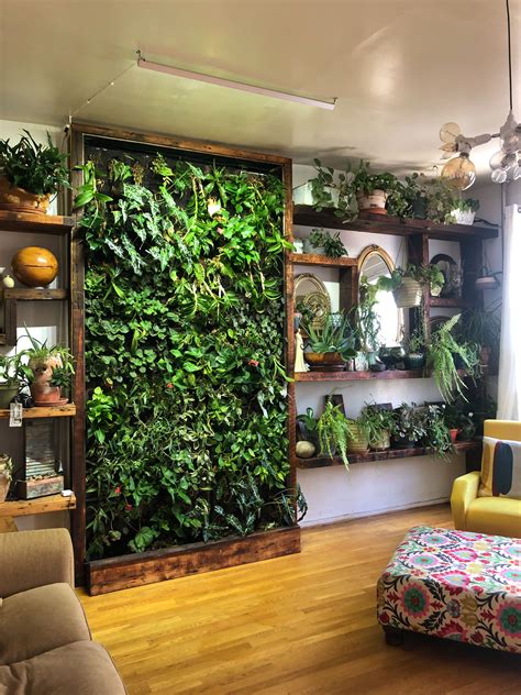 vertical wall garden indoor