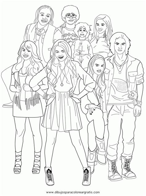 victorious coloring pages