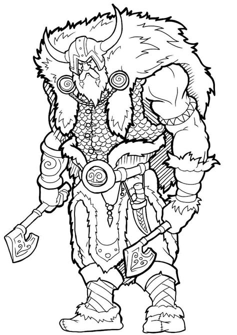 viking coloring pages for adults