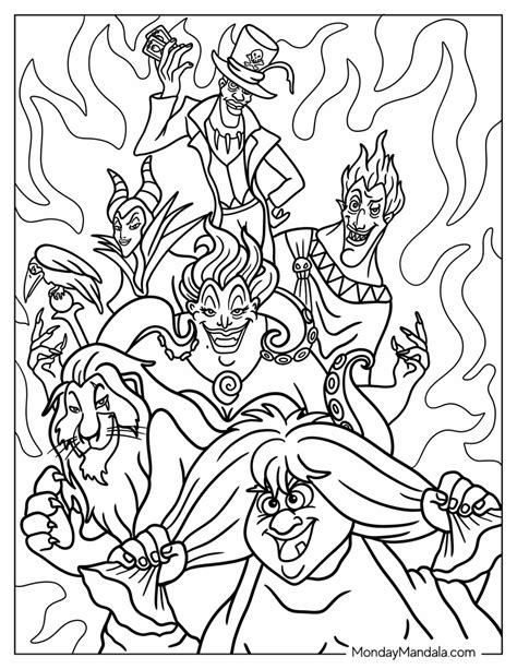 villain coloring pages