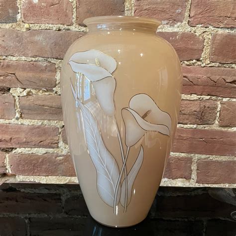 vintage calla lily vase