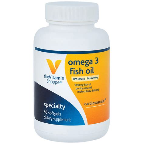 Vitamin Shoppe's fish oil supplement