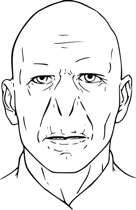 voldemort coloring pages