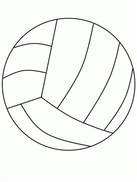 volleyball coloring sheet