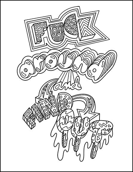 vulgar coloring pages for adults