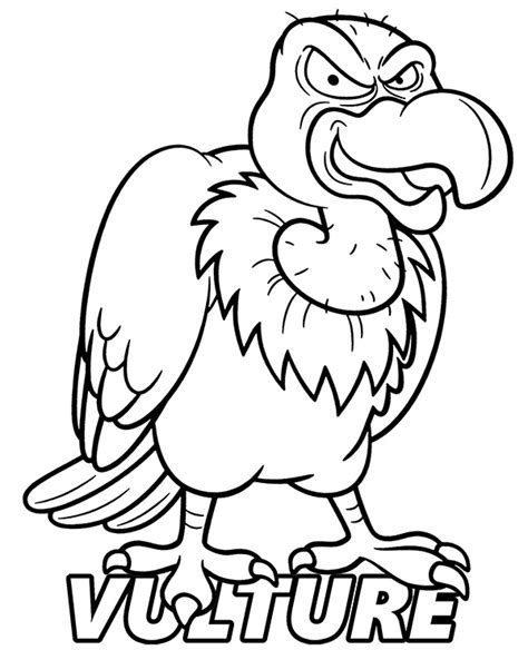 vulture coloring pages