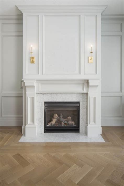 wainscoting fireplace