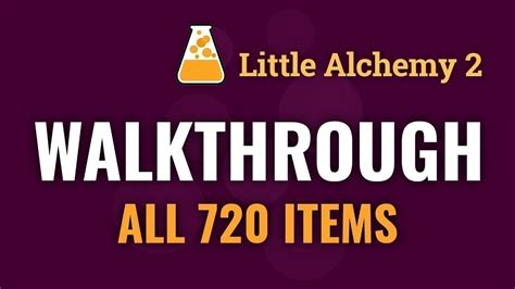 Walkthrough Little Alchemy 2