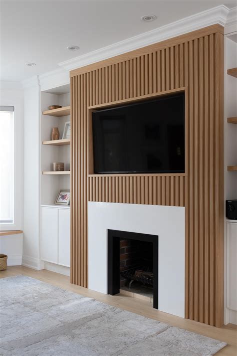 wall paneling fireplace